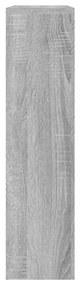 Παπουτσοθήκη με Καθρέφτη 2 Επιπέδων Γκρι Sonoma 63x17x67 εκ. - Γκρι