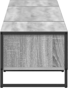 vidaXL Ντουλάπι TV Γκρίζο Σονομα 170.5 x 36 x 30.5 εκ