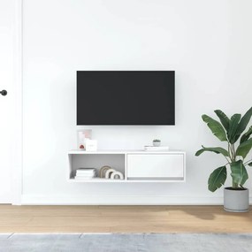 ντουλάπι τηλεόρασης vidaXL Λευκό 100x31x25,5 cm Ξύλινη κατασκευή