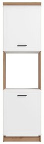 Στήλη Κουζίνας Valencia BD60 Artisan - Λευκό Ματ 60x59,5x218,5 εκ. 60x59.5x218.5 εκ.