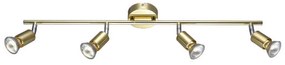 Φωτιστικό Οροφής Spot Luminaires MC634PB4 Gold Metal