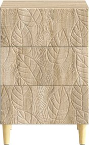 vidaXL Κομοδίνο Sonoma Δρυς 43 x 41 x 66,5 cm Επεξεργασμένο Ξύλο