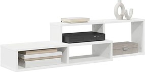 vidaXL ΡάφιΤηλεόρασηςΤοίχου 120x25x28,5εκ Επεξεργασμένο ξύλο