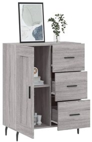 vidaXL Ντουλάπι Γκρι Sonoma 69,5 x 34 x 90 εκ. από Επεξεργασμένο Ξύλο