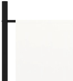 vidaXL Διαχωριστικό Δωματίου με 3 Πάνελ Λευκό 260 x 180 εκ. Υφασμάτινο