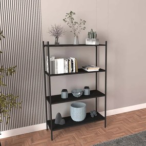 Ραφιέρα Δαπέδου Marta 706CLN1173 80x30x125cm Black