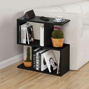 Βοηθητικό τραπεζάκι Homemania Megapap χρώμα μαύρο 60x20x60εκ.