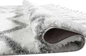 Χαλί (200x280) Polcarpet Silky Shaggy 633 Cream/Grey