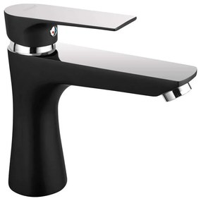 Μπαταρία Νιπτήρος Algeo Square BAQ2BLC Black-Chrome Ferro Μέταλλο