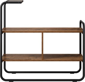 vidaXL Τραπέζι κονσόλας Παλαιωμένο ξύλο 80 x 35 x 75 cm