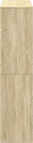 vidaXL Βιβλιοθήκη Sonoma Δρυς 100x33x135 εκ. από Επεξεργασμένο Ξύλο