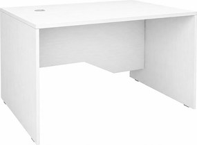 Γραφείο επαγγελματικό Venturo Megapap χρώμα λευκό 120x80x75εκ.