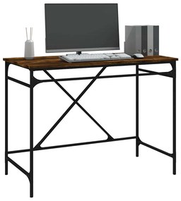 vidaXL Γραφείο Καπνιστή Δρυς 100 x 50 x 75 εκ. από Επεξεργασμένο Ξύλο