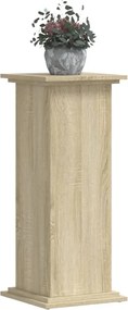 vidaXL Βάσεις Φυτών Sonoma Δρυς 33x33x80εκ. Επεξεργασμένο Ξύλο