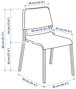 MELLTORP/TEODORES τραπέζι και 2 καρέκλες 392.969.01