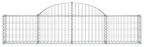 vidaXL Συρματοκιβώτια Τοξωτά 50 τεμ. 200x30x40/60 εκ. Γαλβαν. Ατσάλι