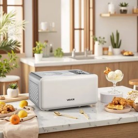 VEVOR 2 Quart Automatic Ice Cream Maker with Built-in Compressor No Pre-freezing