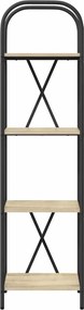 vidaXL Ράφι Βιβλίων Δρύς Sonoma 40 x 30 x 146 εκ Επεξεργασμένο ξύλο