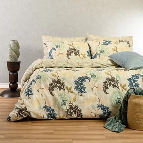 Σεντόνια Alessandro (Σετ 4τμχ) Blue Melinen Υπέρδιπλo 235x270cm 100% Βαμβάκι