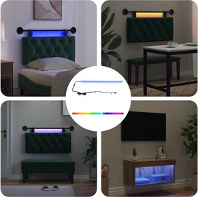 vidaXL Λωρίδα LED 55 cm Πολύχρωμο PVC
