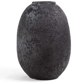 Κεραμικό Διακοσμητικό Βάζο Siso Nic Black Spot Gray Large (27x27x40) Soulworks 0630058