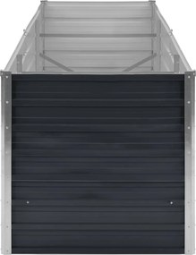 vidaXL Ζαρντινιέρα Υπερυψωμένη Ανθρακί 240x80x77 εκ. Γαλβαν. Χάλυβας