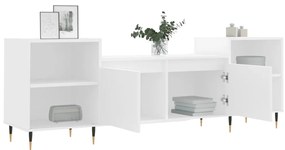 vidaXL Έπιπλο Τηλεόρασης Λευκό 160 x 35 x 55 εκ. Επεξεργασμένο Ξύλο