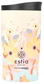 Estia 01-25649 Save the Aegean Θερμος Travel mug 350ml, Spring Sonata