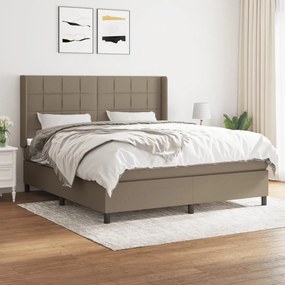 ΚΡΕΒΑΤΙ BOXSPRING ΜΕ ΣΤΡΩΜΑ TAUPE 160X200 ΕΚ. ΥΦΑΣΜΑΤΙΝΟ 3131445