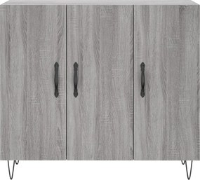 vidaXL Ντουλάπι Γκρι Sonoma 90 x 34 x 80 εκ. από Επεξεργασμένο Ξύλο