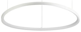 Φωτιστικό Οροφής Κρεμαστό Gemini 303895 105x205cm LED 80W 3000K 1000Lm White Ideal Lux