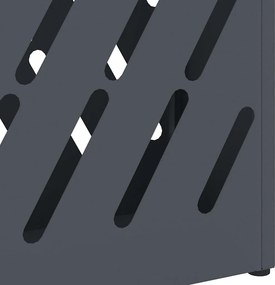 vidaXL Βάση ομπρέλας βροχής Ανθρακί 28 x 12 x 41 εκ Ατσάλι