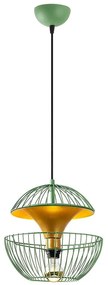 Φωτιστικό Οροφής Telmander 942FLG1257 30x30x45/135cm 1xE27 40W Green-Gold Opviq