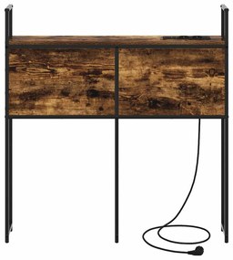 vidaXL Κεφαλάρι Αποθήκης Καπνιστή δρυς 75 cm Επεξεργασμένο ξύλο