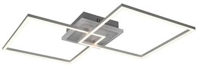 Φωτιστικό Οροφής - Πλαφονιέρα Arribo R62843187 2x29W &amp; 1x6,5W Led 61x61x8cm Titanium RL Lighting Μέταλλο