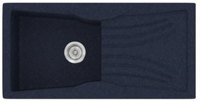 Sanitec Classic 328 Granite Blue Ένθετος Νεροχύτης 55 cm