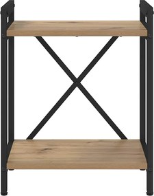 vidaXL Ράφι Βιβλίων 40 x 30 x 50 cm Επεξεργασμένο ξύλο Artisan Oak