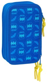 Τριπλή Κσετίνα Batman Μπλε 12,5 x 19,5 x 5,5 cm 37 Τεμάχια