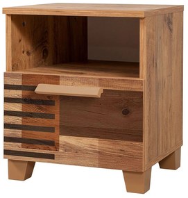 Κομοδίνο Leva Alfa Colorblock 863SPH3508 45x40x52cm Multi