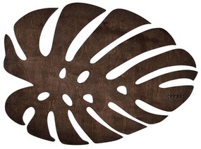 Σουπλά Monstera (Σετ 4Τμχ) 790PYN1123 33x45cm Wenge Hermia Ξύλο