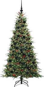 vidaXL Τεχνητό Χριστουγεννιάτικο Δέντρο με Άξονα Πράσινο 180 cm