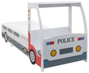 vidaXL Παιδικό Κρεβάτι Αστυνομικό με Στρώμα 7 Ζωνών 90 x 200 εκ.