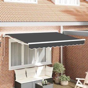 vidaXL Σκελετός Τέντας Ανθρακί 250 x 200 cm