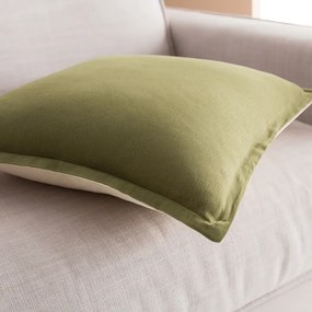 Μαξιλαροθήκη Light Veil Nature Green/Vanilla 43x43cm - Gofis Home 309/30