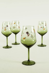 Wine Glass Set (4 Pieces) Jardin 490 Green
