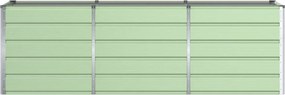 vidaXL Γλάστρα Πράσινο 240 x 80 x 75 εκ. Ατσάλι