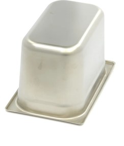 Gastronorm Container - 1/4 GN - 15cm Deep - Stainless Steel