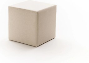 Πουφ Σκαμπό Κρέμα ASOS 40x40x40