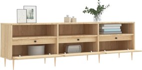 vidaXL Έπιπλο Τηλεόρασης Sonoma Δρυς 150x30x44,5 εκ. Επεξ. Ξύλο