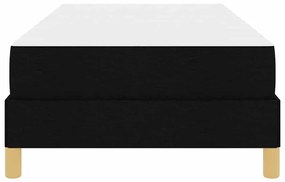 vidaXL Κρεβάτι με ελατήρια Μαύρο και Καφέ 90 x 190 cm
